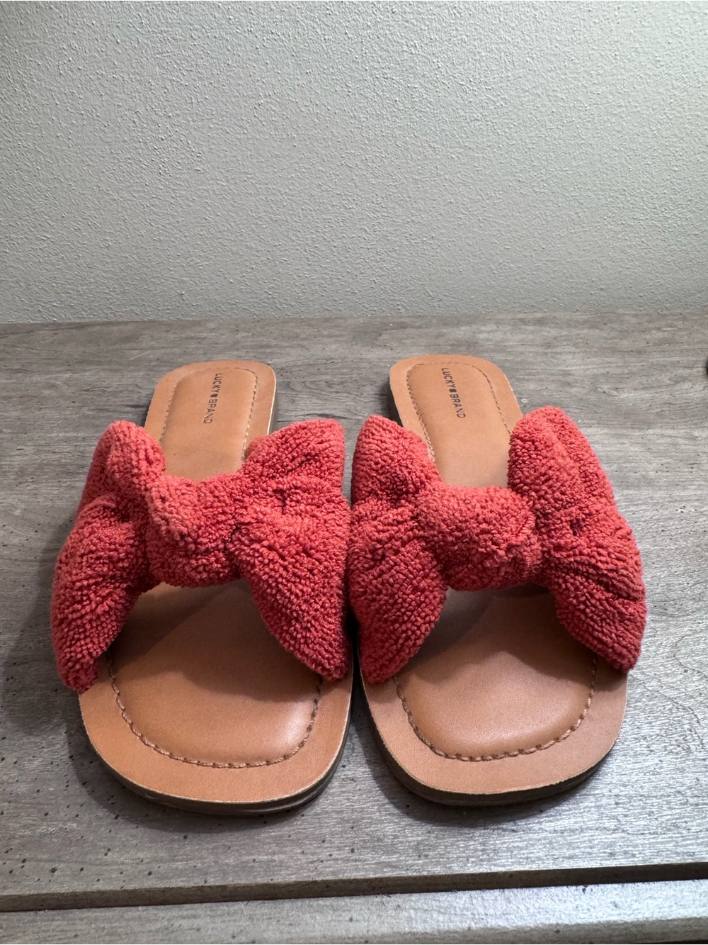 Women’s Coral Bow Slide Sandals